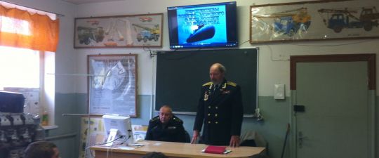 Встреча курсантов ВУС с Ветеранами ВМФ